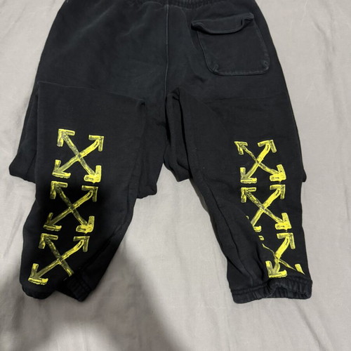 Off-White sweatpants used, black, size L