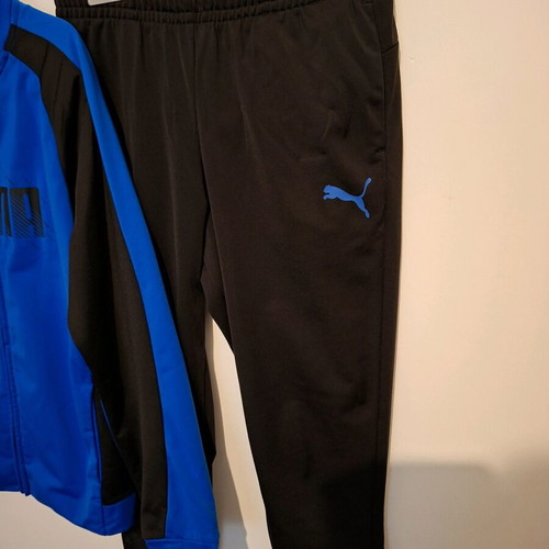 Puma kids sports jacket and tracksuit like new, blue/black