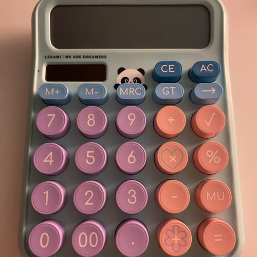 Legami Calculator Panda 12-Digit Like New