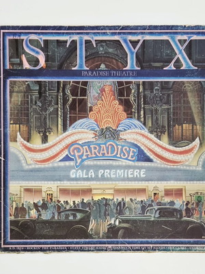 Styx Paradise Theatre δίσκος βινυλίου μεταχειρισμένος, πρώτη ελληνική κυκλοφορία 1981