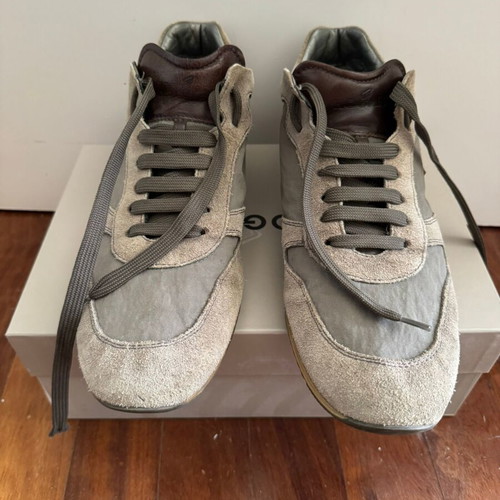 Hogan sneakers used, size 44.5, olive color