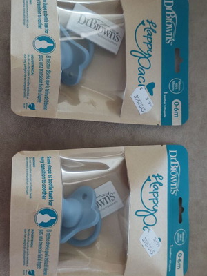 Dr. Brown's silicone pacifier blue 0-6 months new