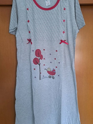 Maternity nightgown gray used, size XL