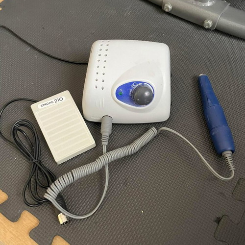Half Moon Shape LED Table Lamps and Nail Drill with Pedal, like new