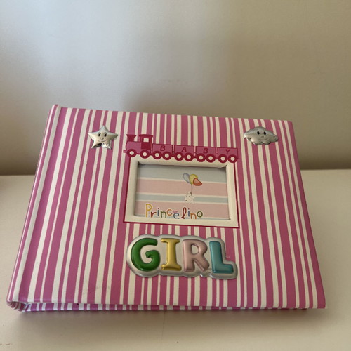 Princelino photo album for girl new, 32 sheets, pink