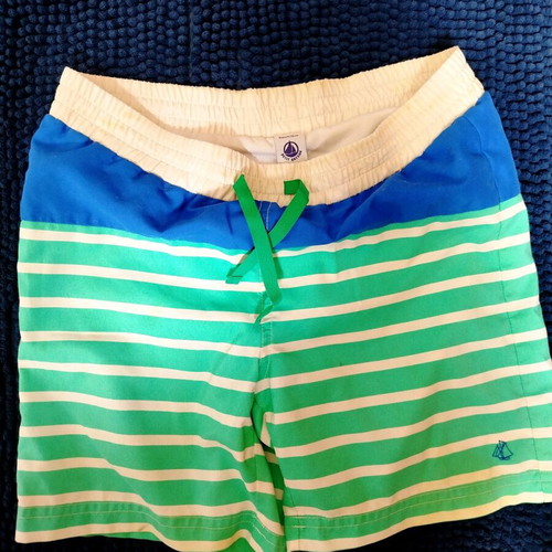 Petit Bateau swim shorts like new, colorful, size 128 cm, age 8