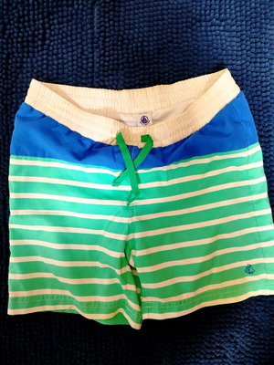 Petit Bateau swim shorts like new, colorful, size 128 cm, age 8