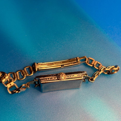 Benrus lady watch 1920 used, silver gold plated