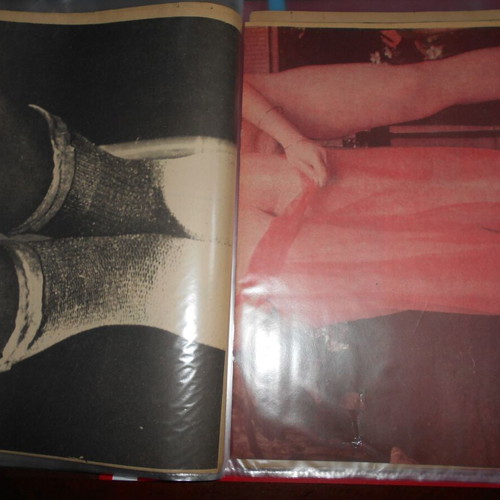 Nude posters used, 22 from 1970-80 magazines, size A4