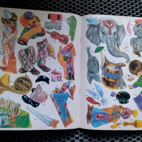 Cutting craft block 80s decade new large notebook with images