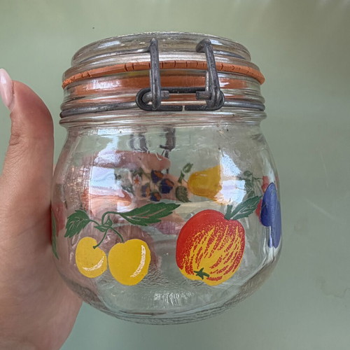 Le Parfait Super vintage glass jars, 0.5L, set of 2