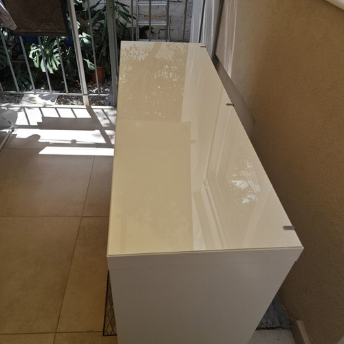 Boudoir vanity set like new with wall mirror