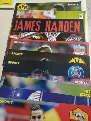 Спортни плакати като нови, комплект от 11, от списания Sporty и All Star Basket