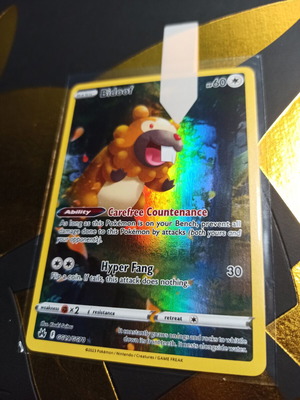Bidoof Crown Zenith 2023 Pokemon card