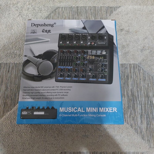 6-Channel Audio Mixer new, unused in box