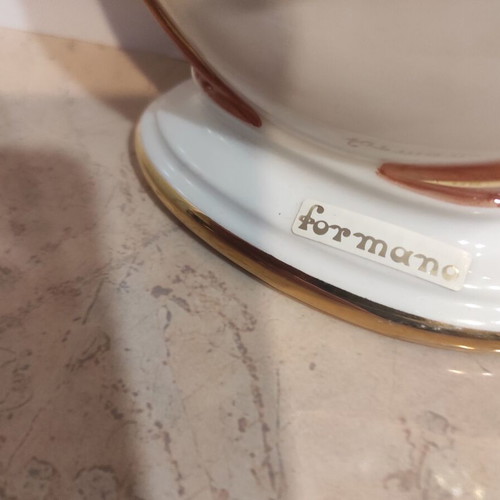 Ceramic clock with battery like new, analog table clock