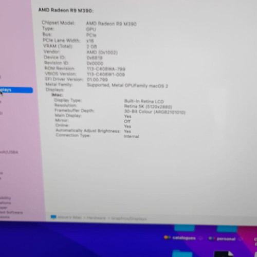 iMac 27" late 2015 used with 24GB RAM and 1TB storage