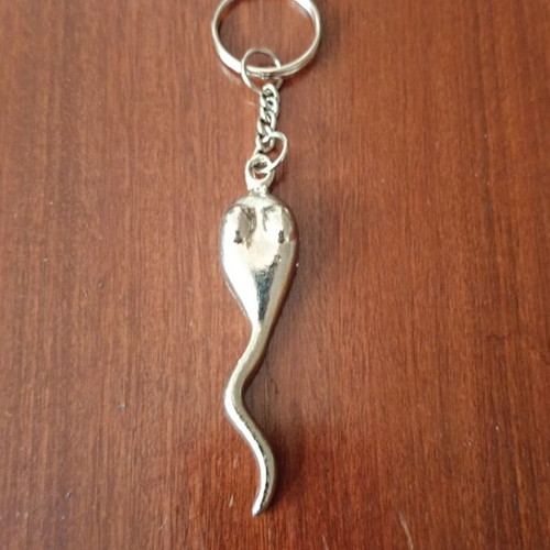 Keychain with tadpole like new
