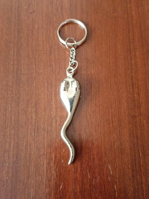 Keychain with tadpole like new