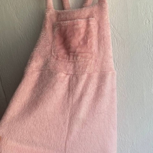 Kids fleece overall SHEIN 6–7 years pink like new, warm and soft