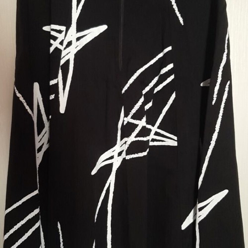 Vivette Strapless Dress like new, black and white