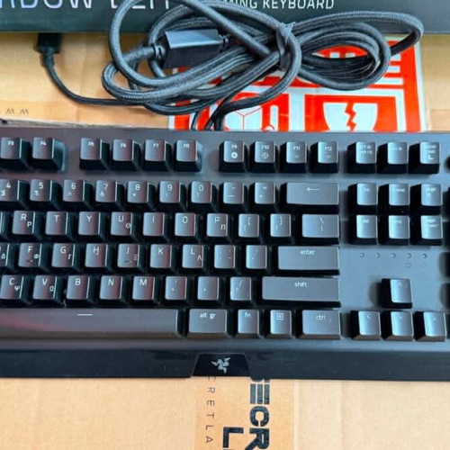Razer BlackWidow Elite mechanical gaming keyboard used, without wrist rest