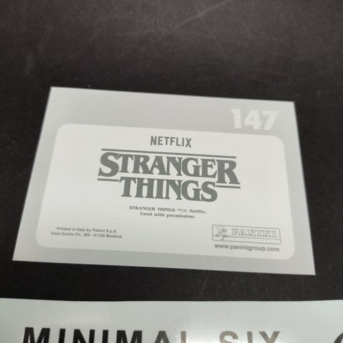 Panini Stranger Things sticker like new, collectible