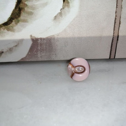 Ring pink button like new with original design