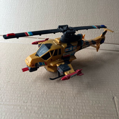 Plastic helicopter like new with batteries