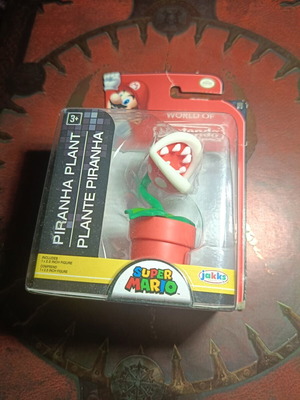 World of Nintendo Red Piranha Plant figure 2.5" Jakks Pacific new