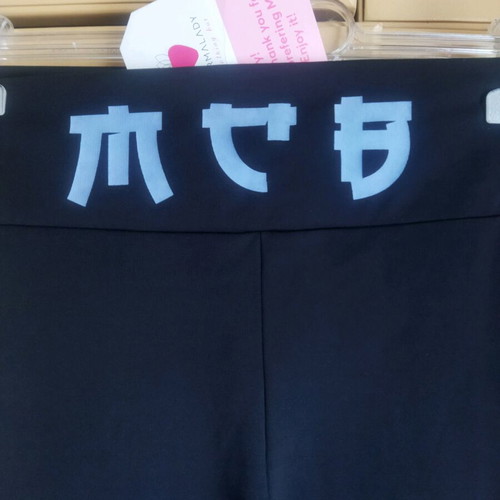 Denim women's leggings like new, black size M