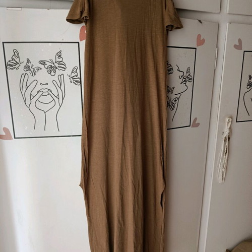 Khaki dress Toi&Moi size Medium used with light tear
