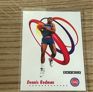 Κάρτα Dennis Rodman Detroit Pistons NBA Skybox 1991