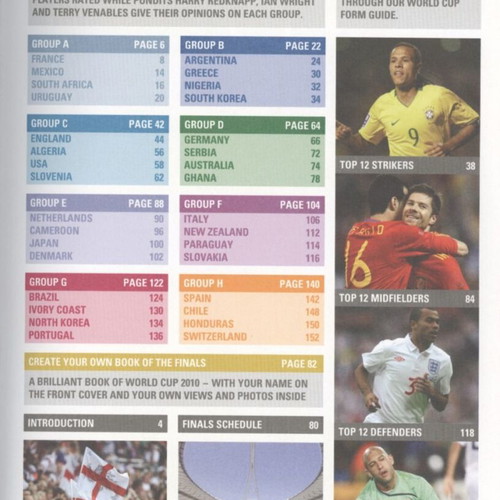 World Cup 2010 Guide new football guide book