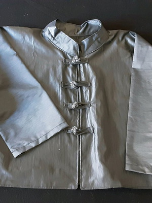 Tai style taffeta jacket with dragon on back new