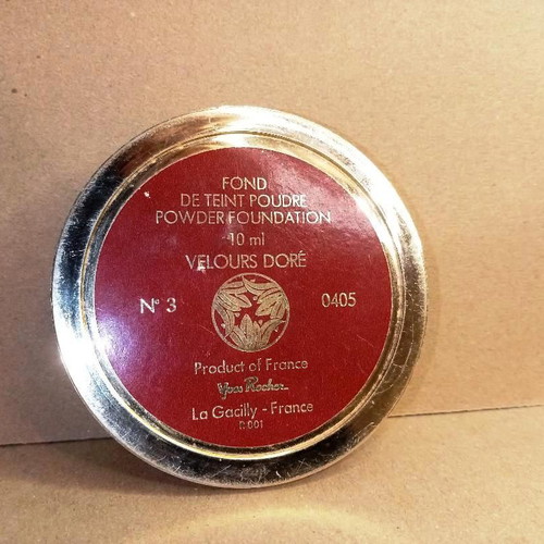 Vintage CLEA powder foundation by YVES ROCHER used, 1980