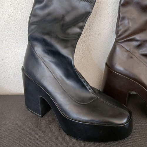 Zara leather ankle boots set of 2, black and brown, like new, size 39