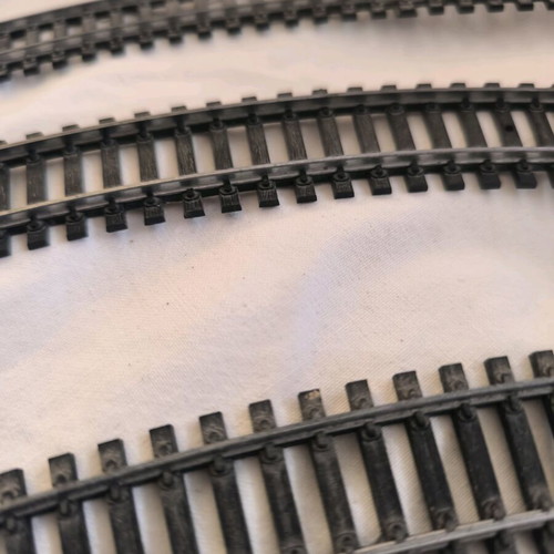 Roco model railway track sections like new, 7 pieces