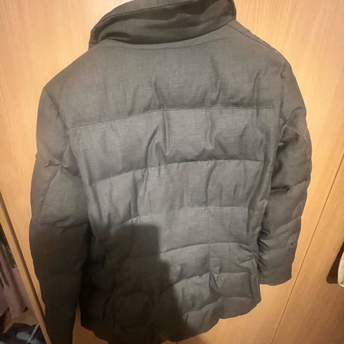 Geox thick jacket like new, unisex, gray with large pockets