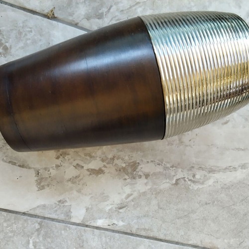 Madlene vase 30.5cm mango wood like new with minor marks