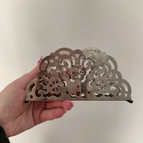 Napkin holder used with wear