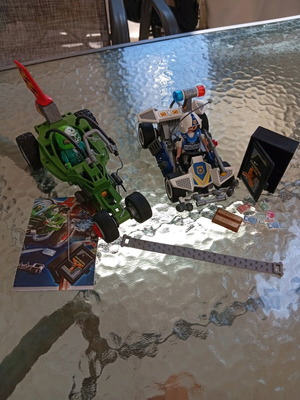 Playmobil Police Chase Go Kart 70577 like new, missing box