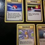 5 Κάρτες Πόκεμον TRAINER - 1999 Wizard
