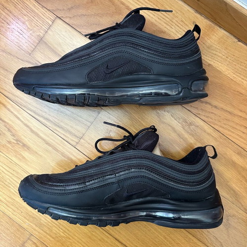 Nike Air Max 97 Triple Black sneakers size US 12.5 EU 47 like new