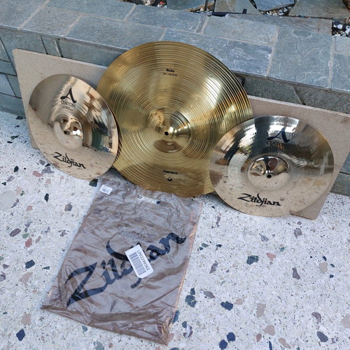 Zildjian A Custom Hi-Hat 14" καινούργιο με δώρο 20" Turkey Ride πιατίνι