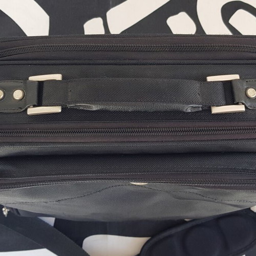 Dell shoulder laptop bag used, black