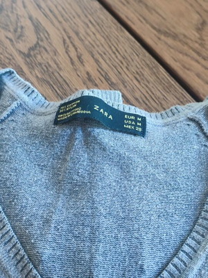 Zara sweater used, gray, size M