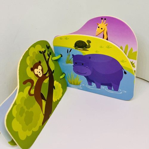 Preschool Educational Jumbo Books Animals 12x12cm new