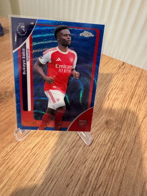 Κάρτα Bukayo Saka Topps Chrome σαν καινούργιο