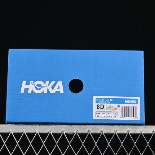 Hoka One One Clifton 10 Blue Spark men's running shoes
